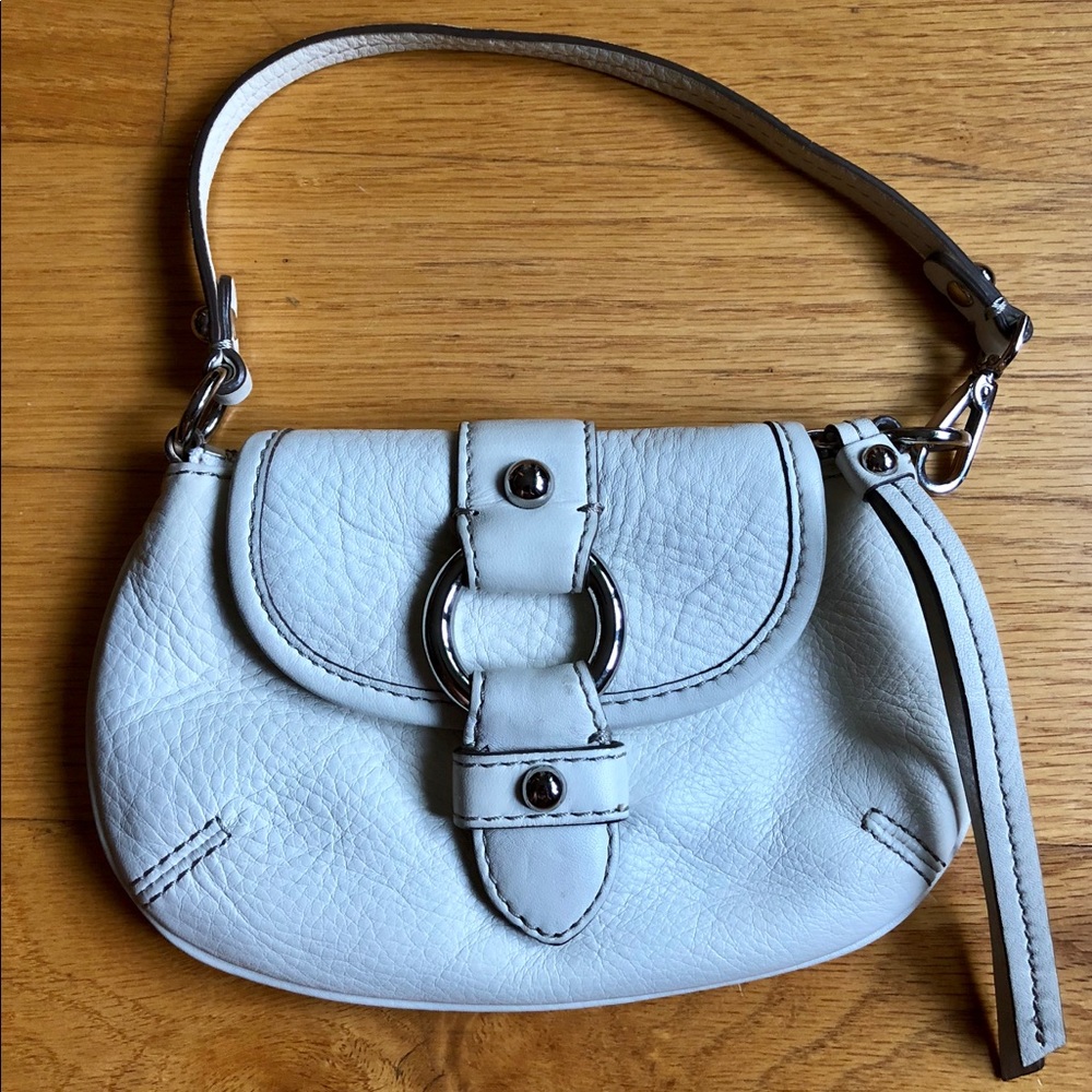 Banana Republic leather wristlet